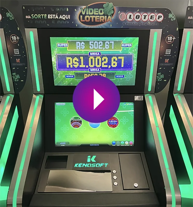 Terminal de vídeo loteria da Insta Lotto
